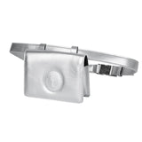 LE SONNET Shining Belt Bag - Silver