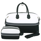 AVEN Hampton. Classic A Boston Bag (Pouch SET) - Dark Navy/White