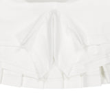 LE SONNET Banding Pleats Skirt - White