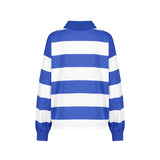 LE SONNET Stripe Pullover - Blue