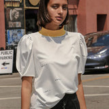 KANDINI Breezy Mock Up Tee - Yellow