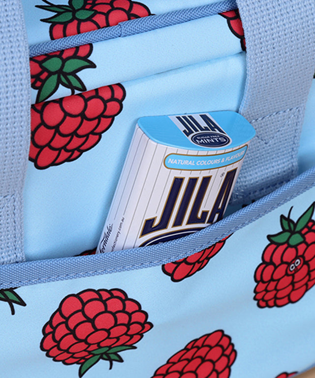 SNILLO STITCH Daily Lunch Cooler Bag Rapsberry - Sky Blue