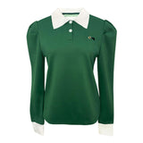 KANDINI Long Puff Polo T-shirts - Green