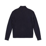 LE SONNET Duke Cable Knit - Navy