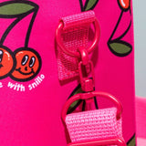 SNILLO STITCH Lunch Bag Shoulder Strap Cherry - Hot Pink