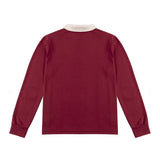 LE SONNET Key Logo Rugby Shirt - Burgundy