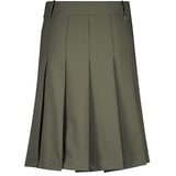 LE SONNET Minimal Pleats Skirt - Khaki