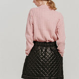 LE SONNET Winter Pocket Volume Skirt - Black