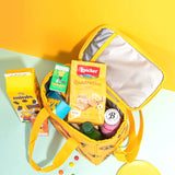 SNILLO STITCH Lunch Bag Shoulder Strap Pizza - Yellow