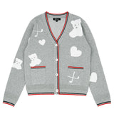 AVEN Evenbear Knit Cardigan - Gray