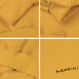 KANDINI Embossed-Logo SweatShirt - Mustard