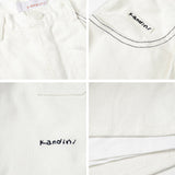 KANDINI A-line Corduroy Short Pants - Ivory
