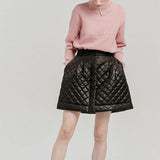 LE SONNET Winter Pocket Volume Skirt - Black