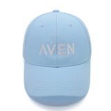 AVEN Bold Letter Logo Embroidered Ball Cap - Sky Blue