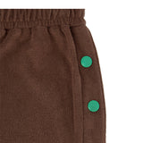 LE SONNET Button Shorts - Brown