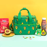 SNILLO STITCH Lunch Bag Shoulder Strap Avocado - Green