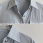 JULLLOG Allteny Silver Button Pocket Shirt - Sky Blue
