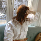 JULLLOG Allteny Silver Button Pocket Shirt - White