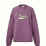 KUME STUDIO Boucle Logo Sweatshirt - Purple