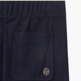 KUME STUDIO Flare Soft Trousers - Navy