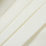 KUME STUDIO  Logo Taped Pleated Skirt - White