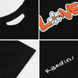 KANDINI Love Patch T-shirt - Black