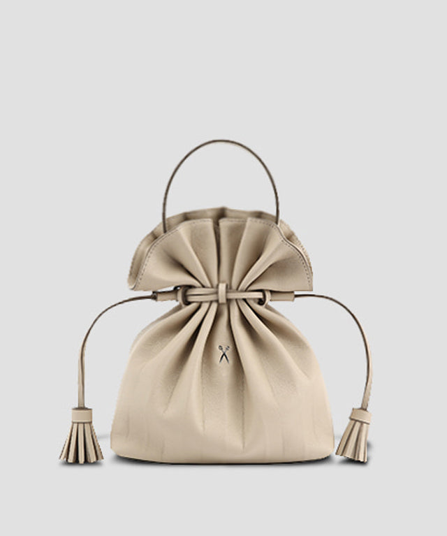 Lucky Pleats Crossbag - Ecru Beige