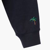 KUME STUDIO (MEN) Oversized Palm Tree Hooded Jacket - Navy