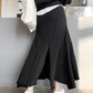 N9 Sweatshirt Top+ Skirt - Black