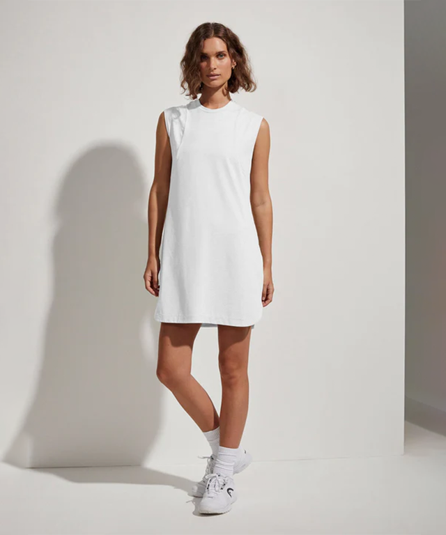 VARLEY Naples Dress - White