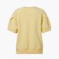KUME STUDIO Women Oversized Half Sleeve Sweatshirt - Yellow