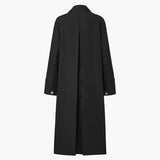 KUME STUDIO Oversized Trench Coat - Black