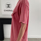 N9 Scarter Patch Short Sleeve Tee - Dark Pink