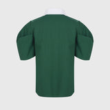 KANDINI Polo Shirts with Balloon Puff sleeves - Green