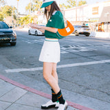 KANDINI Polo Shirts with Balloon Puff sleeves - Green
