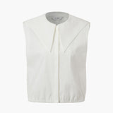 KUME STUDIO Women Sailor Collar Shirt - White
