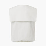KUME STUDIO Women Sailor Collar Shirt - White