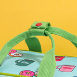 SNILLO STITCH Lunch Bag Shoulder Strap Donut - Mint