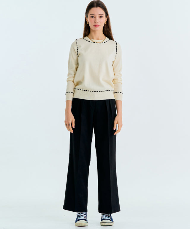 MAGIA Stitch Knit - Ivory