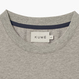 KUME STUDIO Unisex Surf Silket T-Shirt - Melange Gray