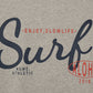KUME STUDIO Unisex Surf Silket T-Shirt - Melange Gray