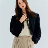 MAGIA Black Crop Jumper
