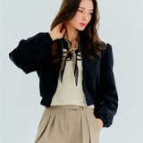 MAGIA Black Crop Jumper