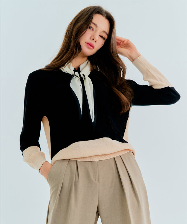 MAGIA Line Scarf - Ivory