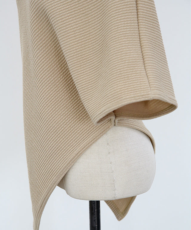 N9 Lecentz Cape Skirt + Belt - Beige