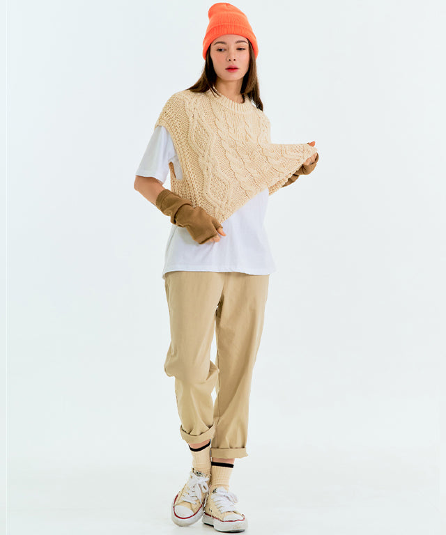MAGIA Twist Vest - Beige
